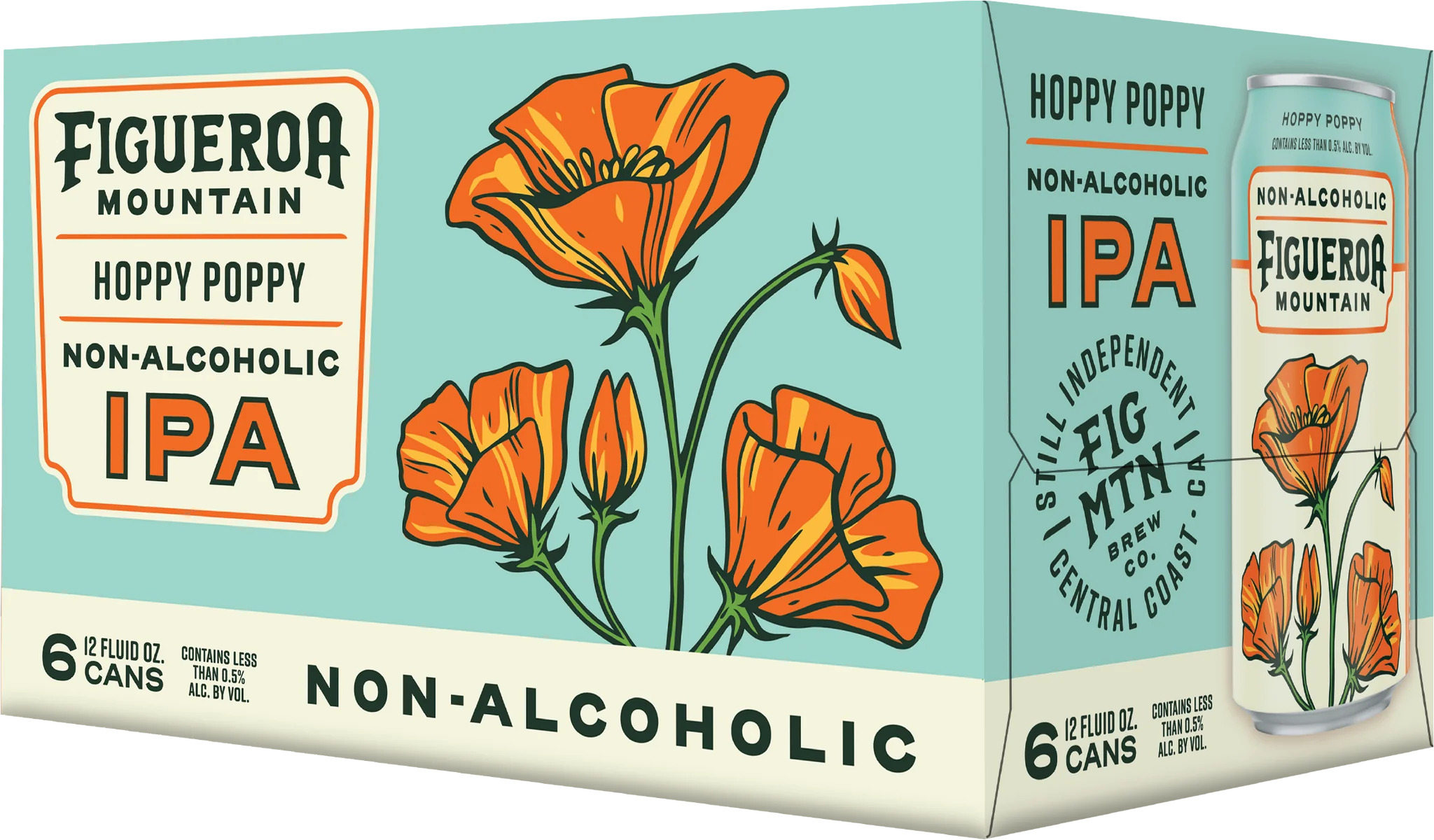 Figueroa Mountain Hoppy Poppy IPA Non Alcoholic